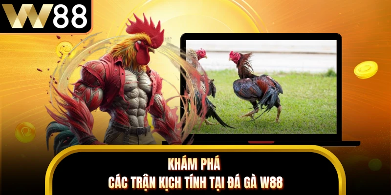 Khám phá các trận kịch tính tại đá gà W88
